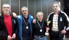 1st Nine pin bowling league: final round results, 15.03.14. 